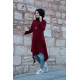 Asimetrik Tunik Bordo